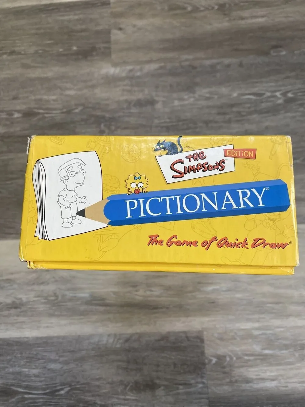 Pictionary The Simpsons Edition Board Game of Quick Draw USAopoly -READ
